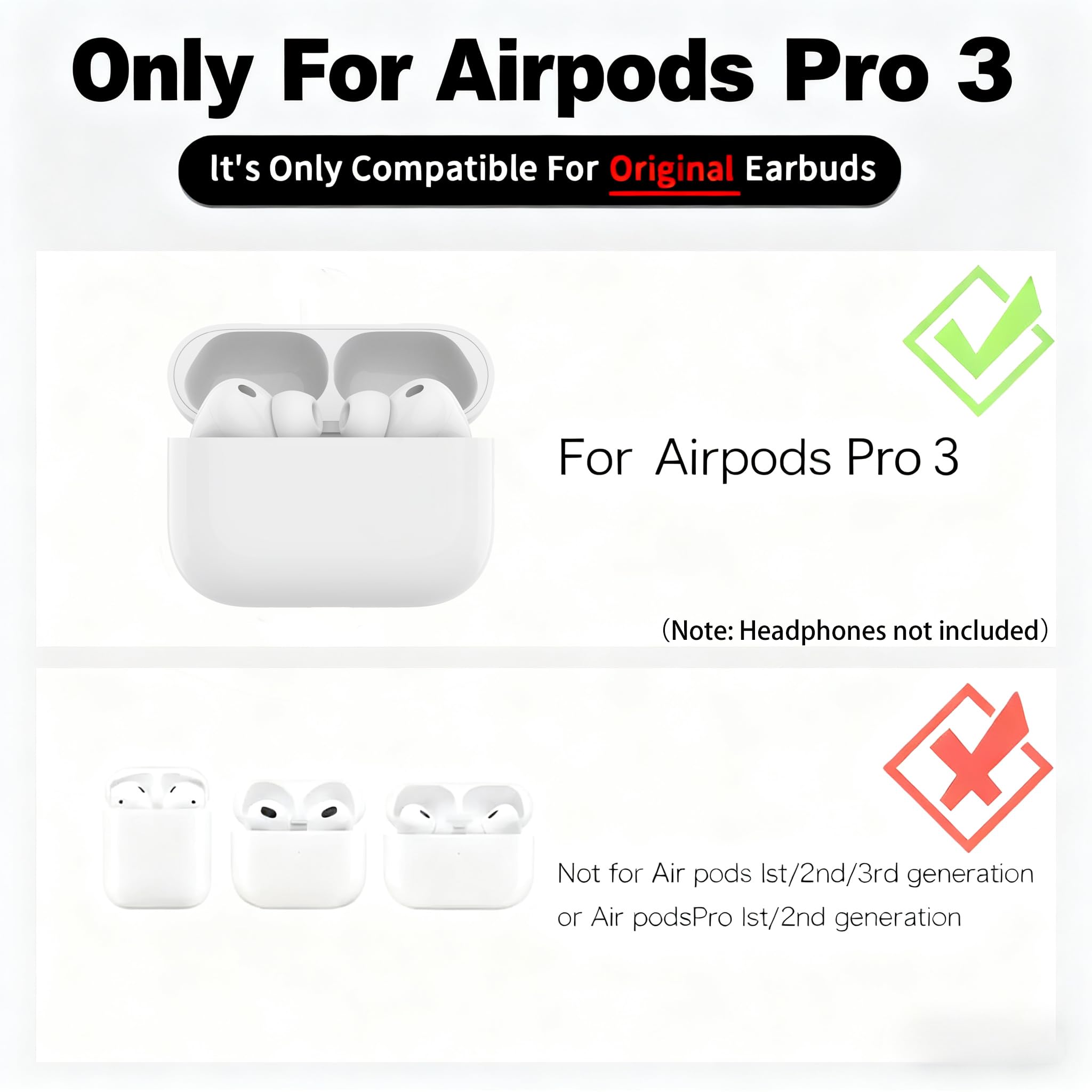 Amazon | ワイヤレス充電ケース AirPods Pro 第3世代 2025年モデル対応